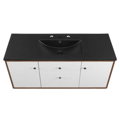 Transmit 48" Wall-Mount Bathroom Vanity