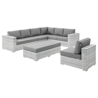 Convene 6-Piece Outdoor Patio Sectional Set