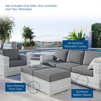 Convene 4-Piece Outdoor Patio Set