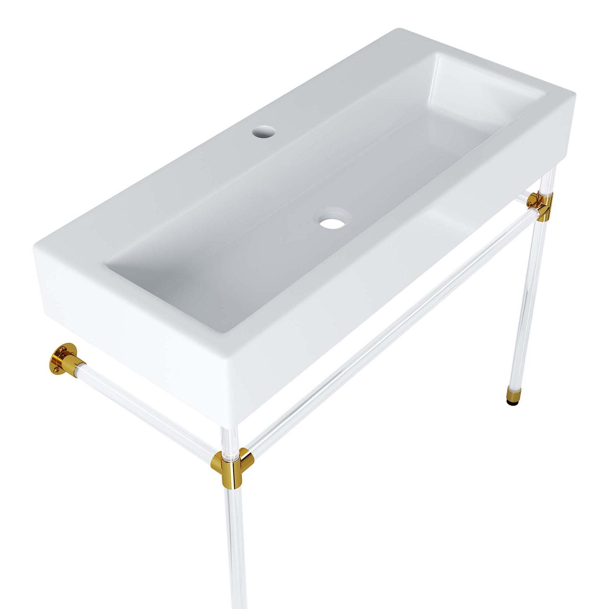 Redeem 40" Acrylic Wall-Mount Bathroom Vanity