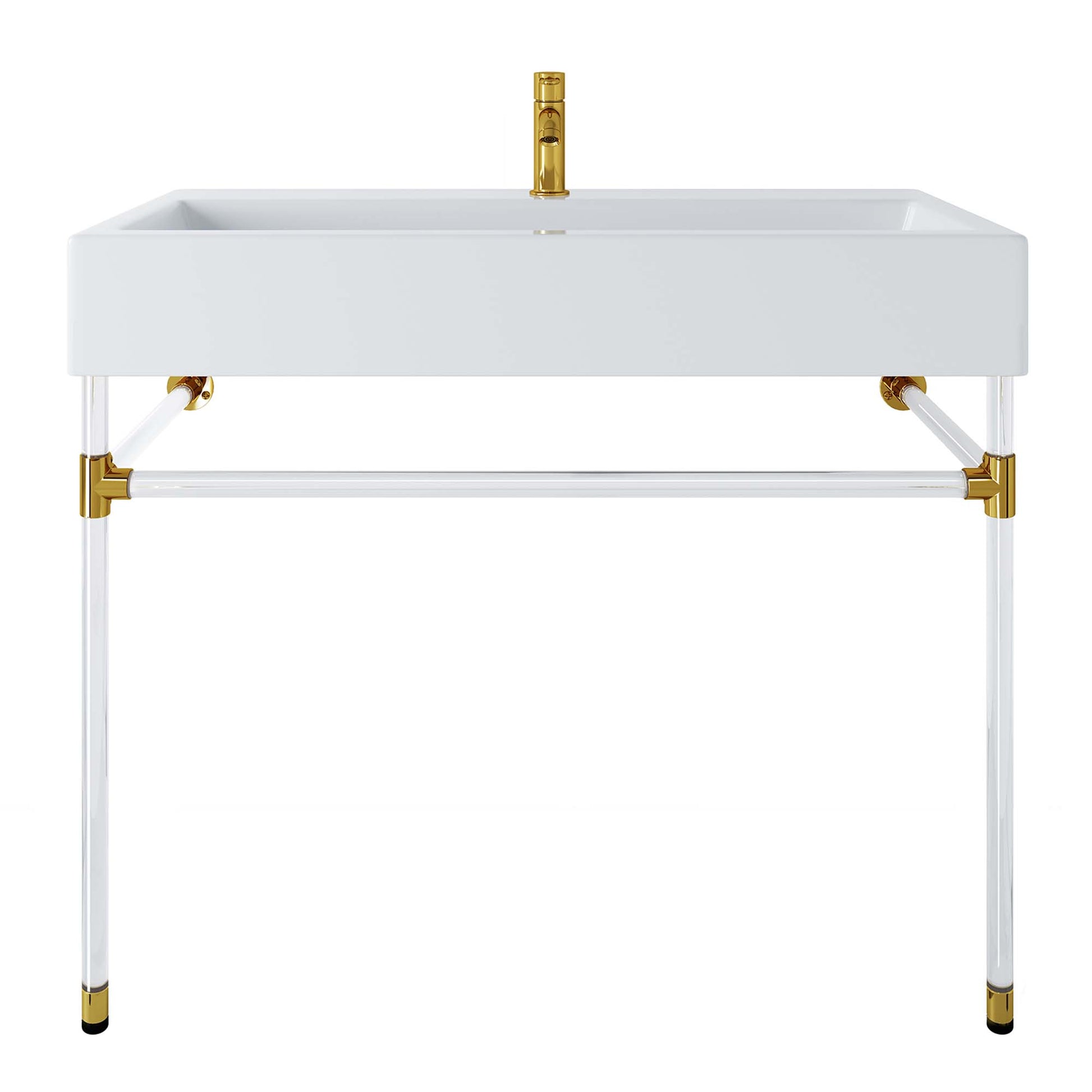 Redeem 40" Acrylic Wall-Mount Bathroom Vanity