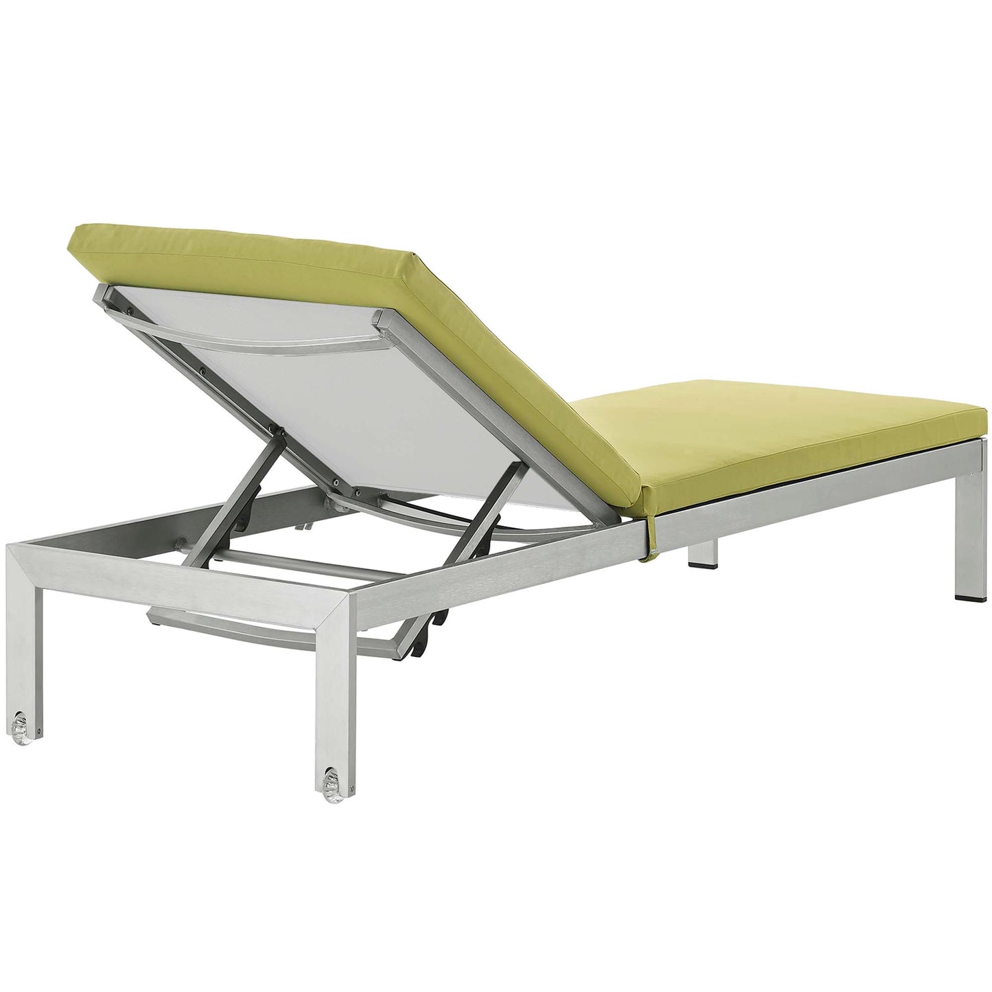 Shore Outdoor Patio Aluminum Chaise with Cushions