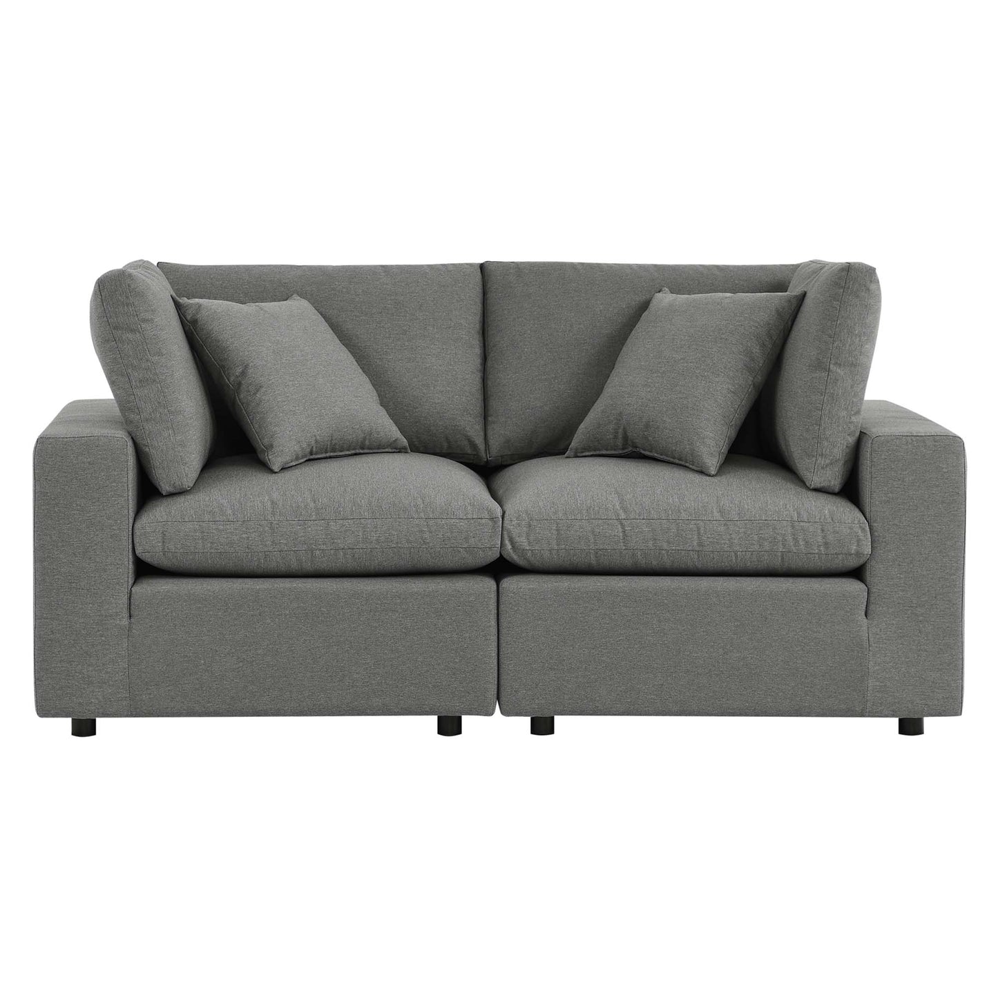 Commix Overstuffed Outdoor Patio Loveseat