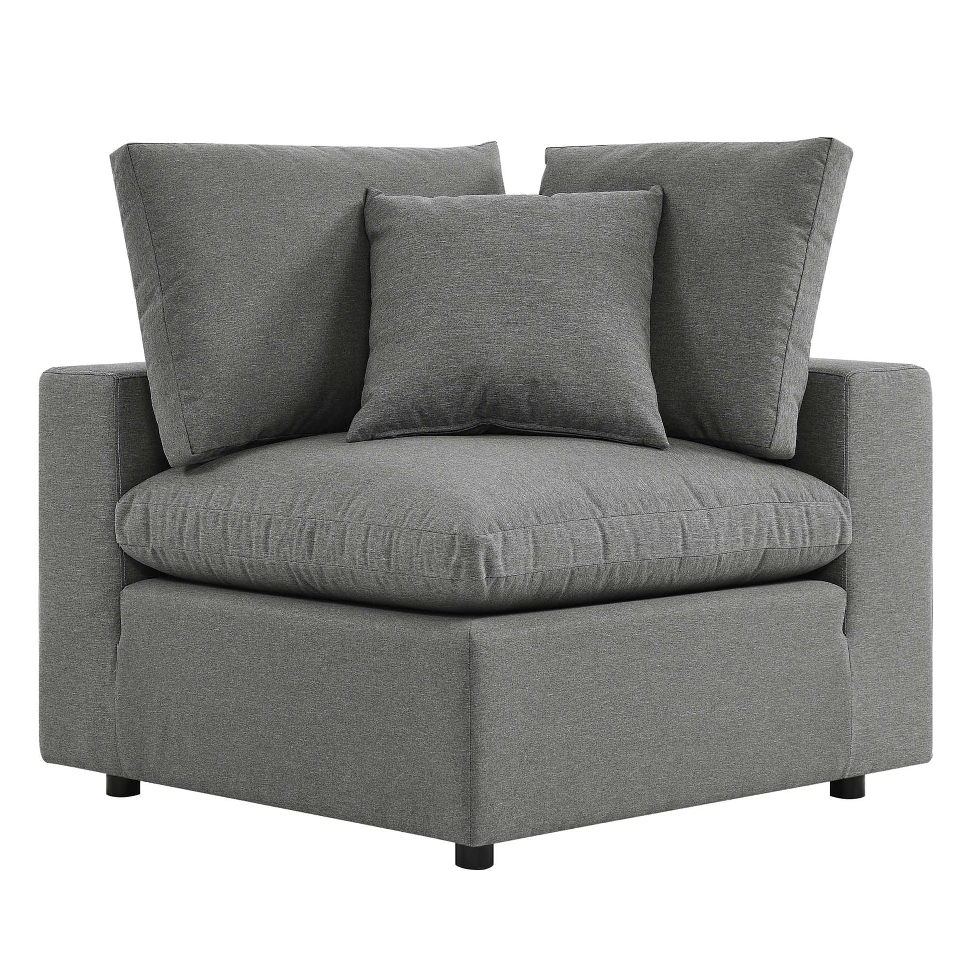 Commix Overstuffed Outdoor Patio Sofa