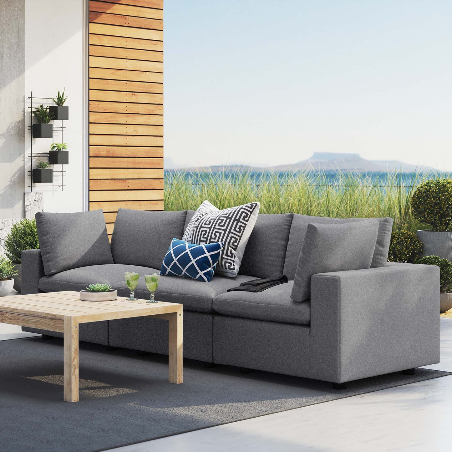 Commix Sunbrella® Outdoor Patio Sofa