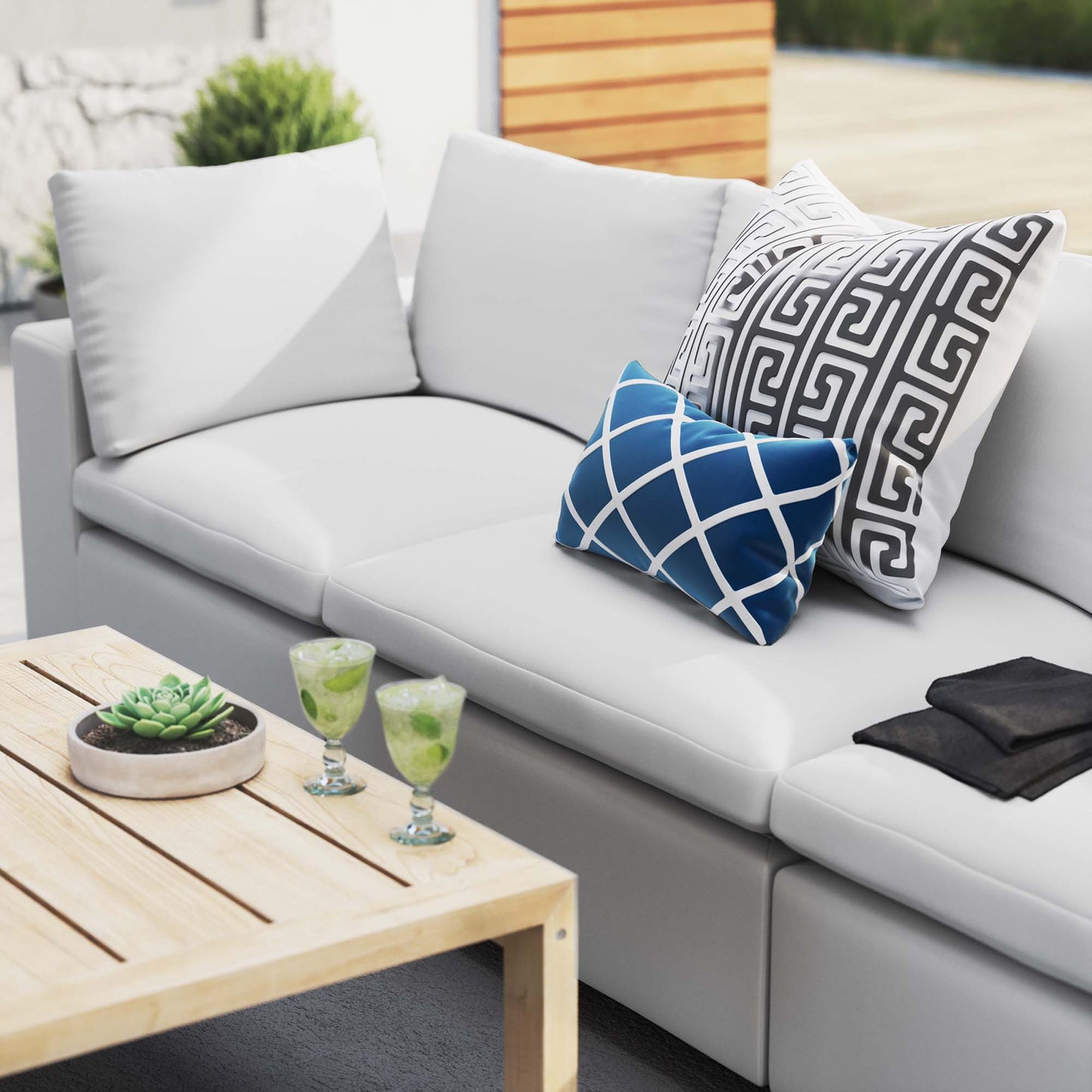 Commix Sunbrella® Outdoor Patio Sofa