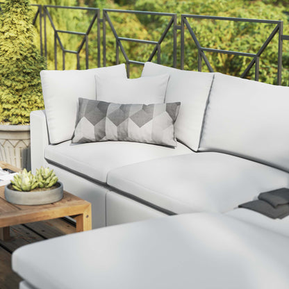 Commix 4-Piece Outdoor Patio Sectional Sofa