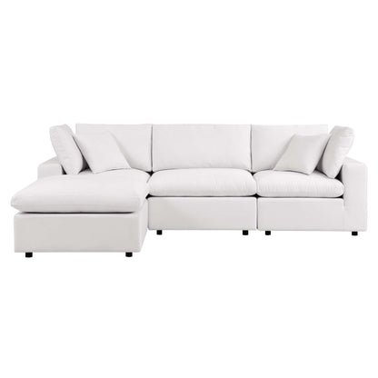 Commix 4-Piece Outdoor Patio Sectional Sofa