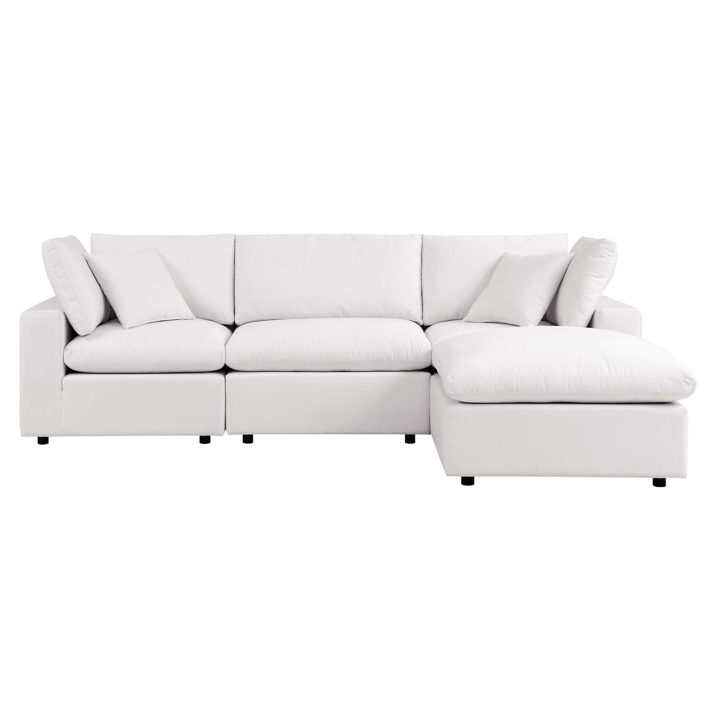 Commix 4-Piece Outdoor Patio Sectional Sofa