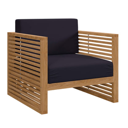 Carlsbad Teak Wood Outdoor Patio Armchair