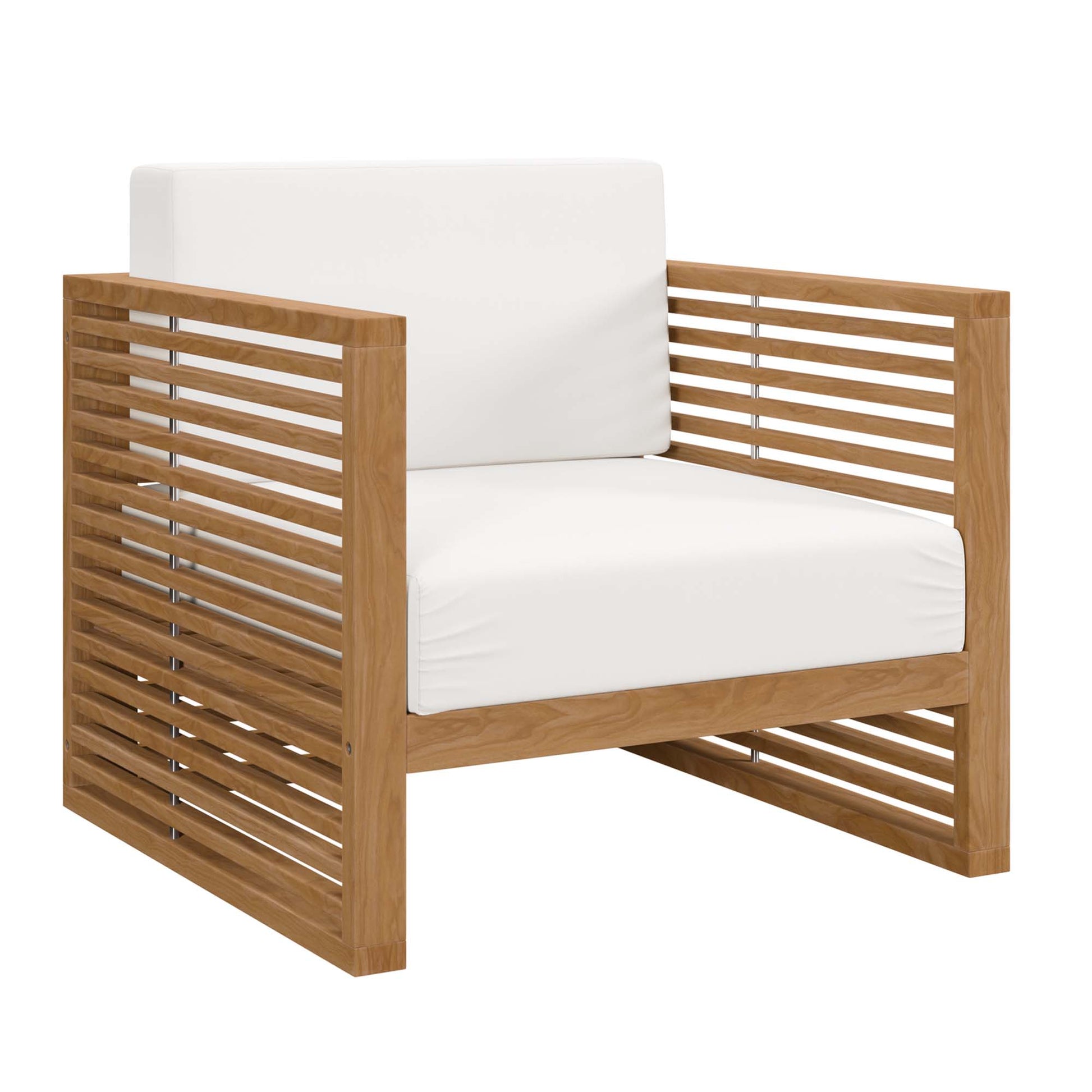 Carlsbad Teak Wood Outdoor Patio Armchair