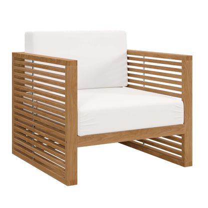 Carlsbad Teak Wood Outdoor Patio Armchair