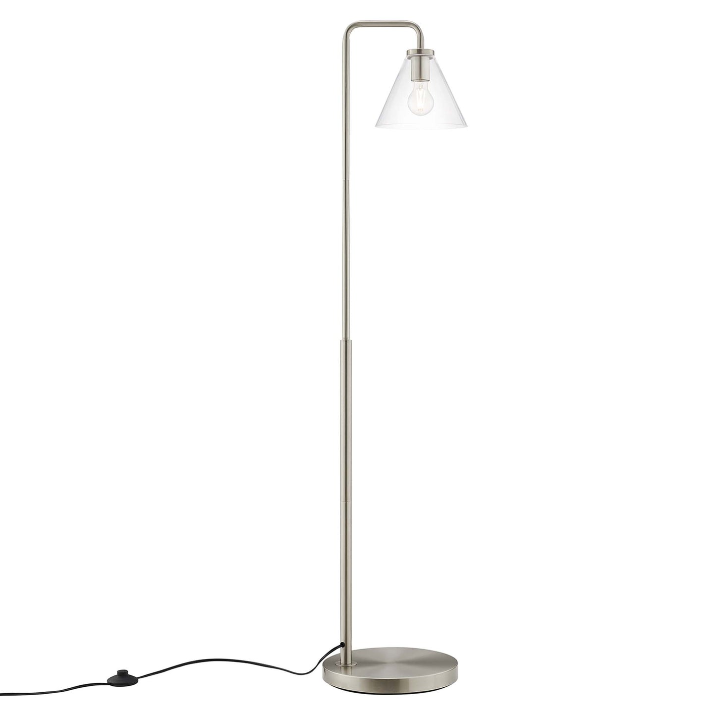 Lighting, Floor Lamps, Marble Base Lamp, Metal lamp, Transparent Lamp,