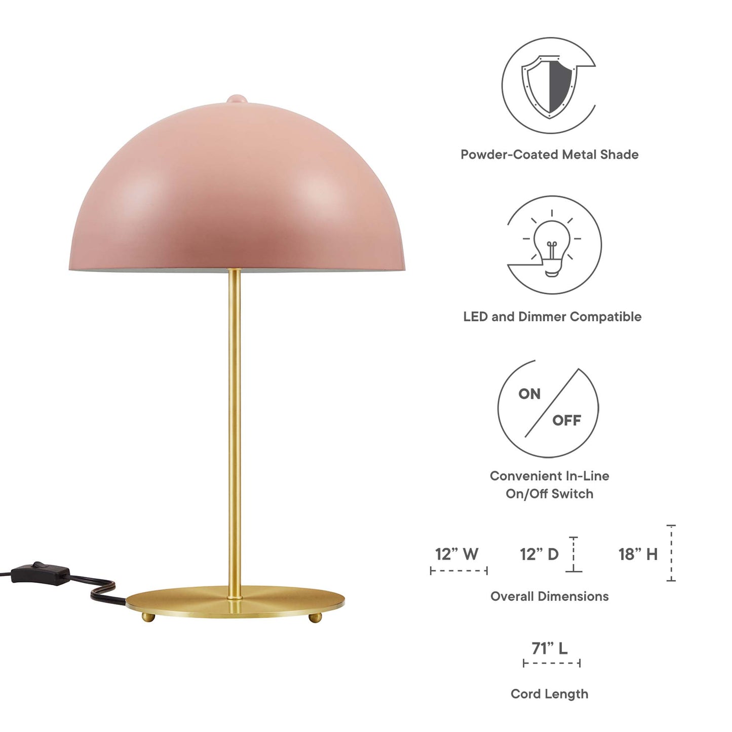 Ideal Metal Table Lamp