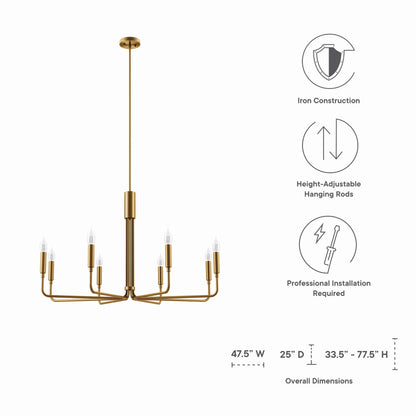 Rekindle 8-Light Chandelier