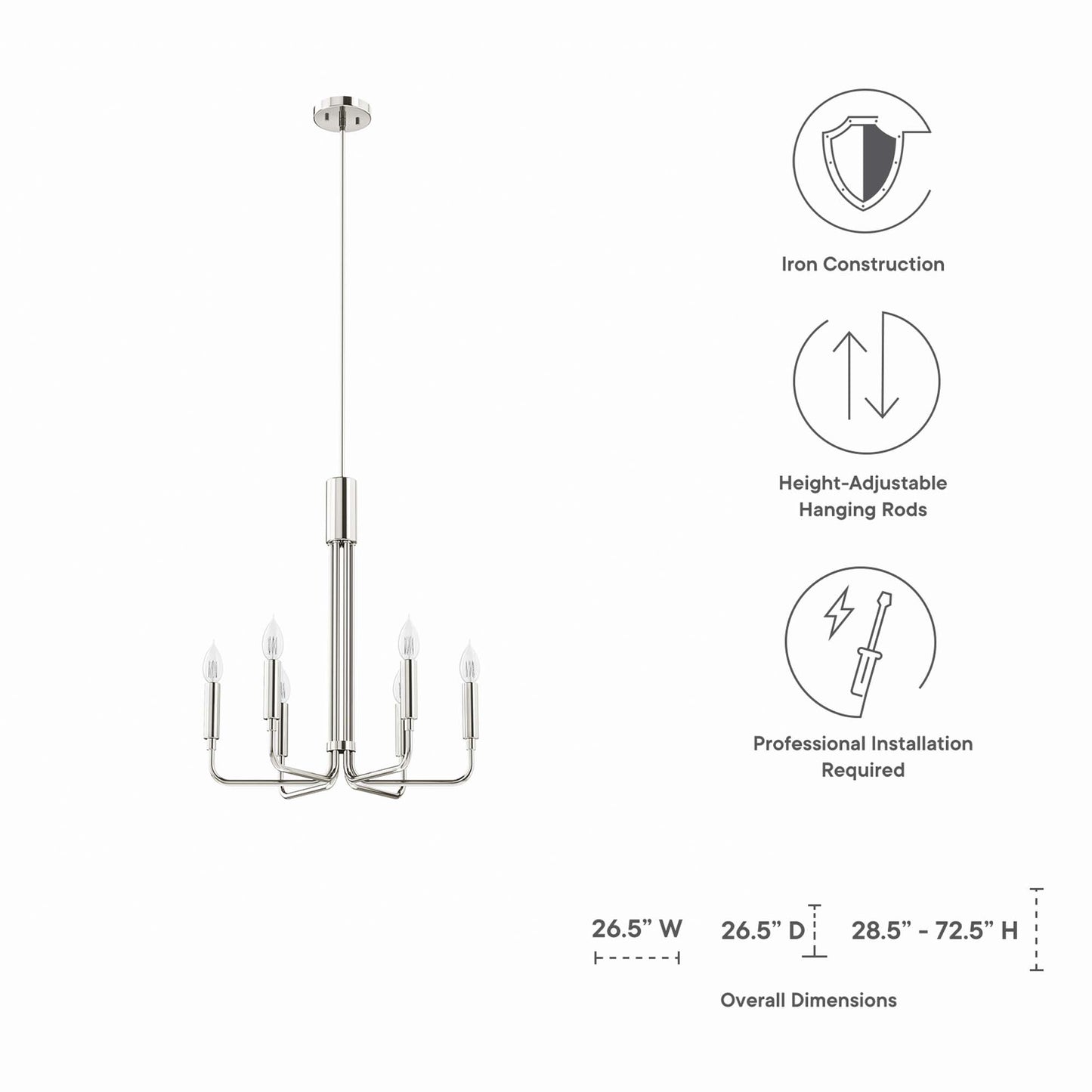 Rekindle 6-Light Chandelier