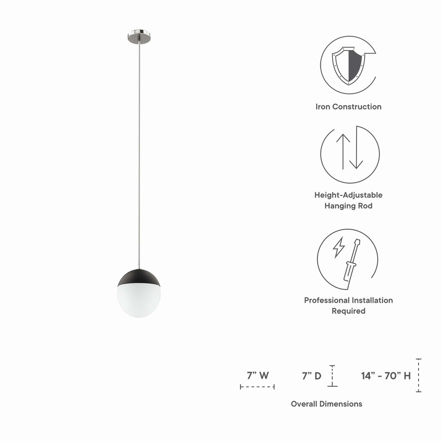 Stellar 1-Light Pendant Light