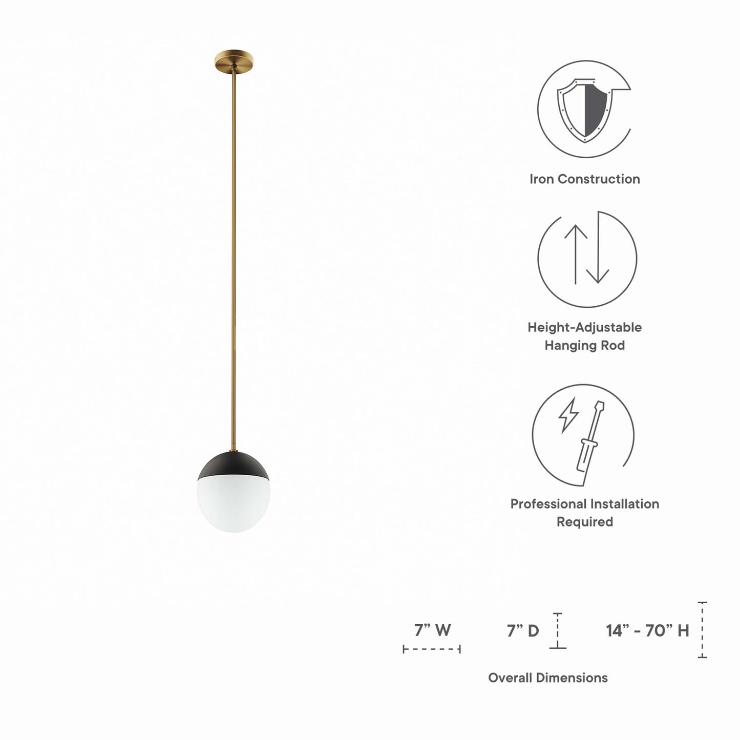 Stellar 1-Light Pendant Light