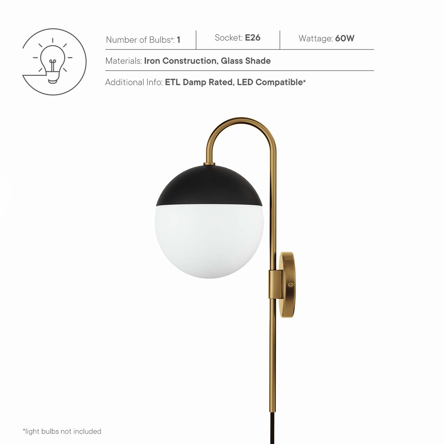 Stellar 1-Light Wall Sconce