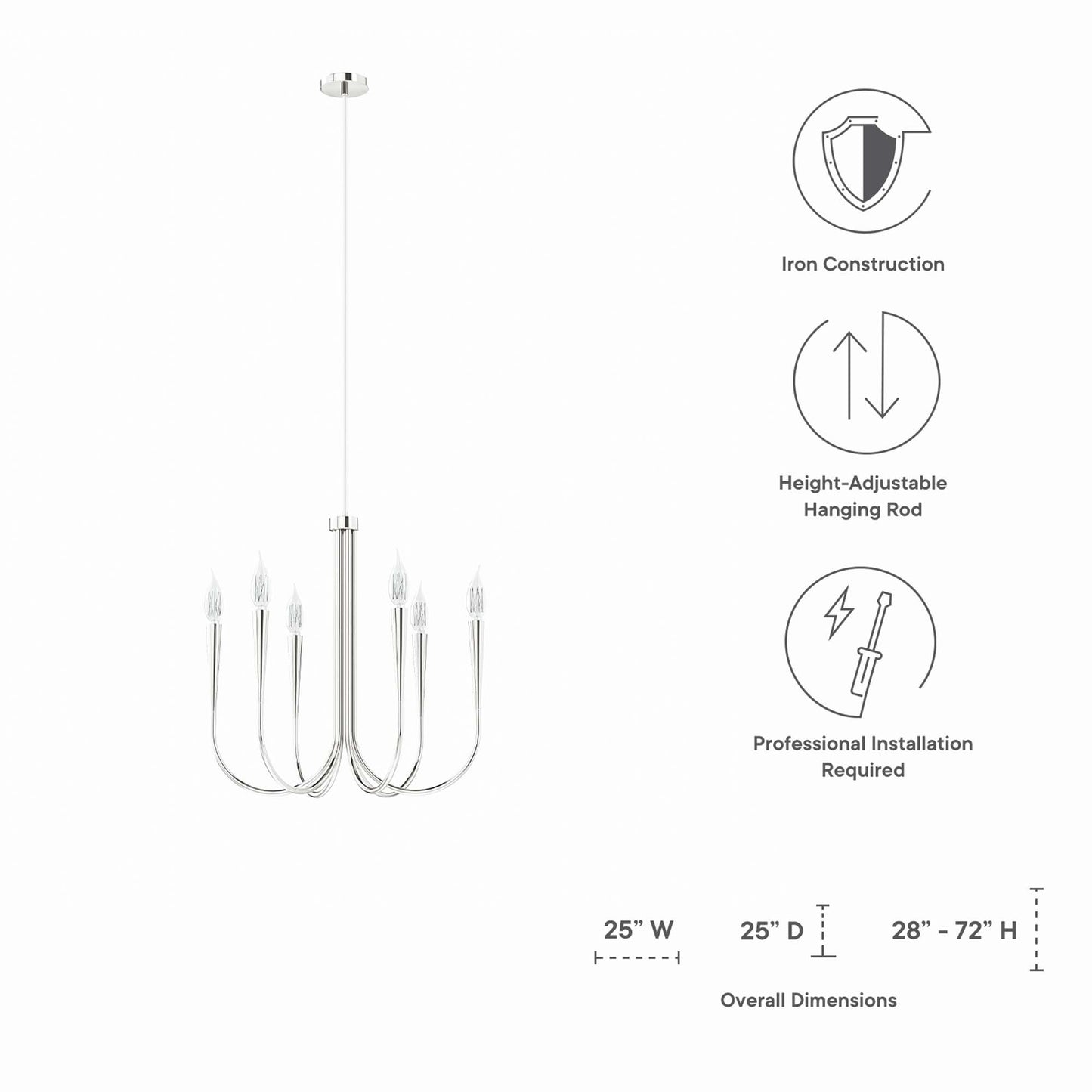 Penrose 6-Light Chandelier