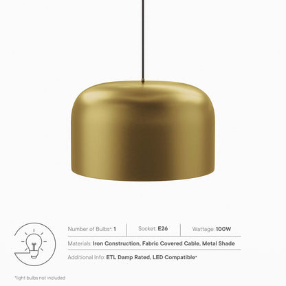 Avenue 1-Light Pendant Light