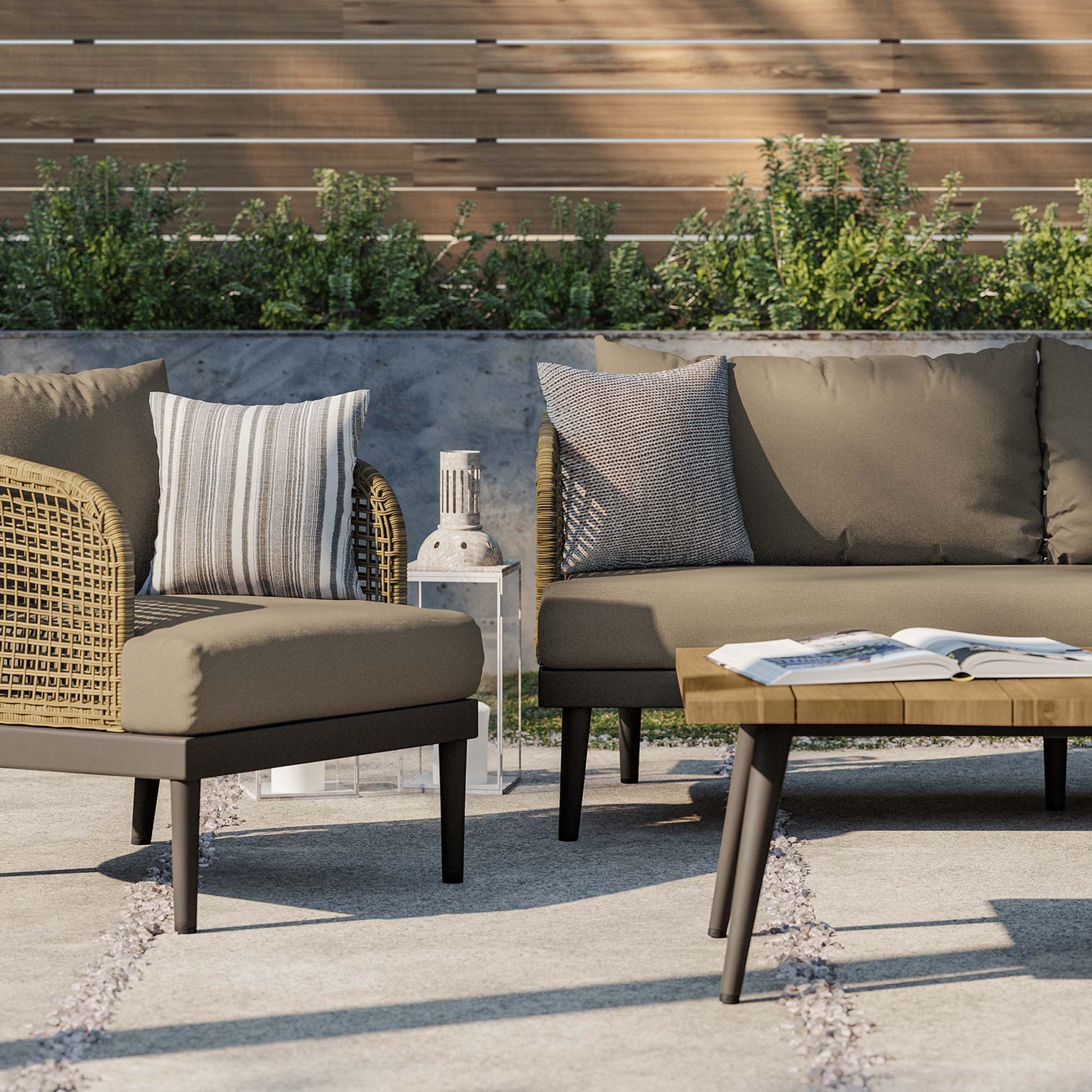 Meadow 4-Piece Outdoor Patio Set