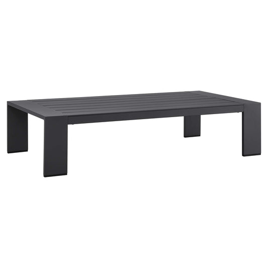 Tahoe Outdoor Patio Powder-Coated Aluminum Coffee Table