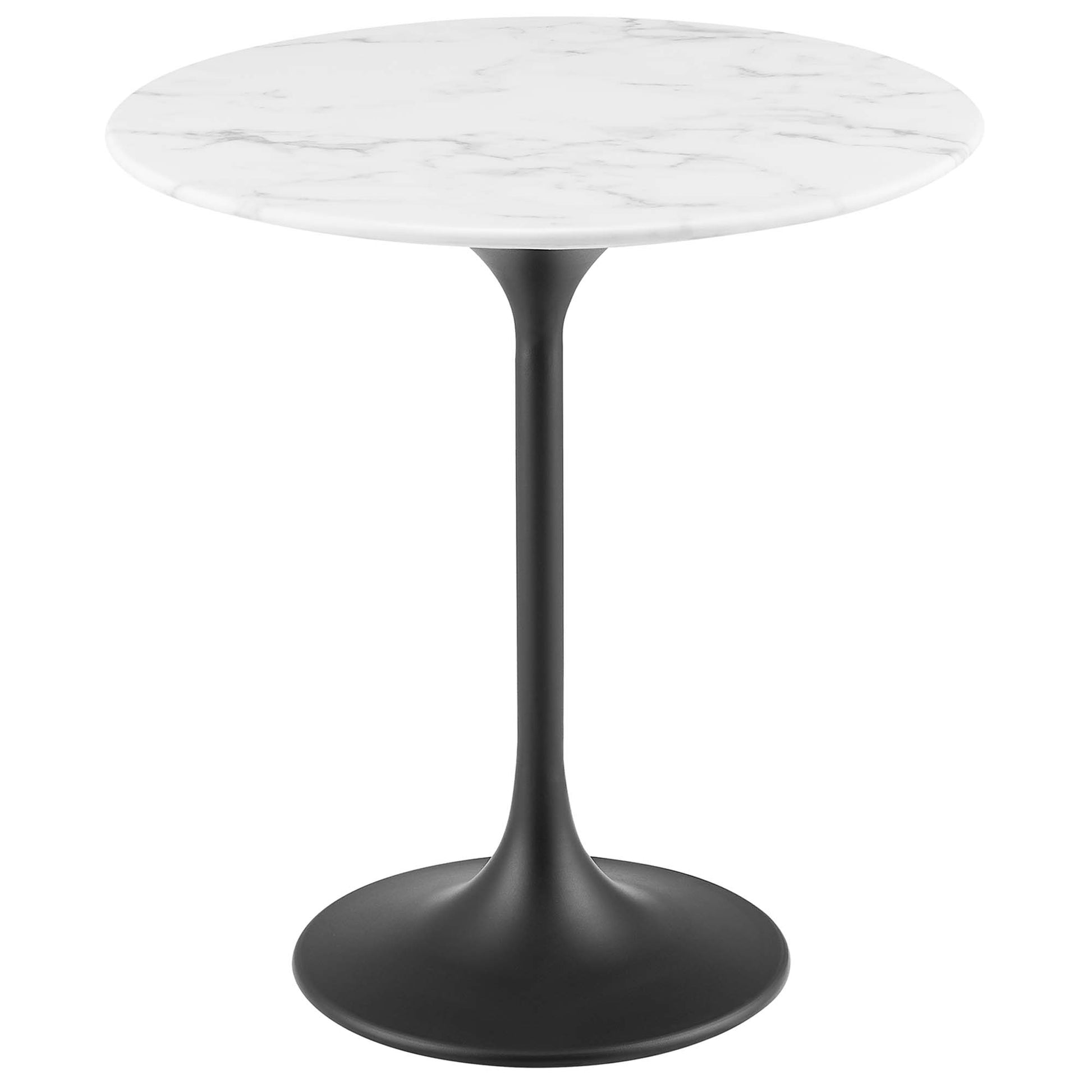 Lippa 20" Round Artificial Marble Side Table