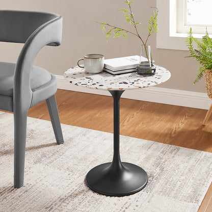 Lippa 20" Round Terrazzo Side Table