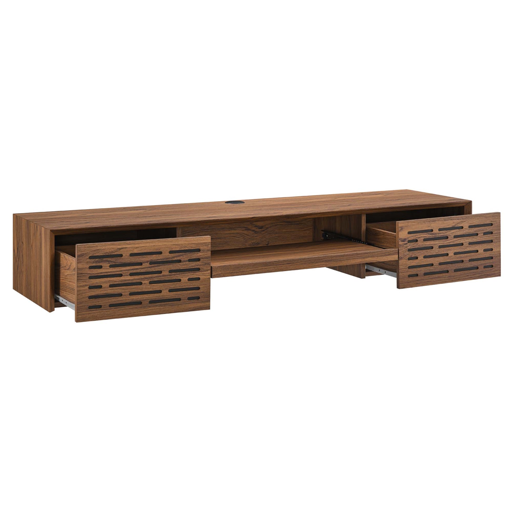 Merit 60" Wall Mount Wood Office Desk