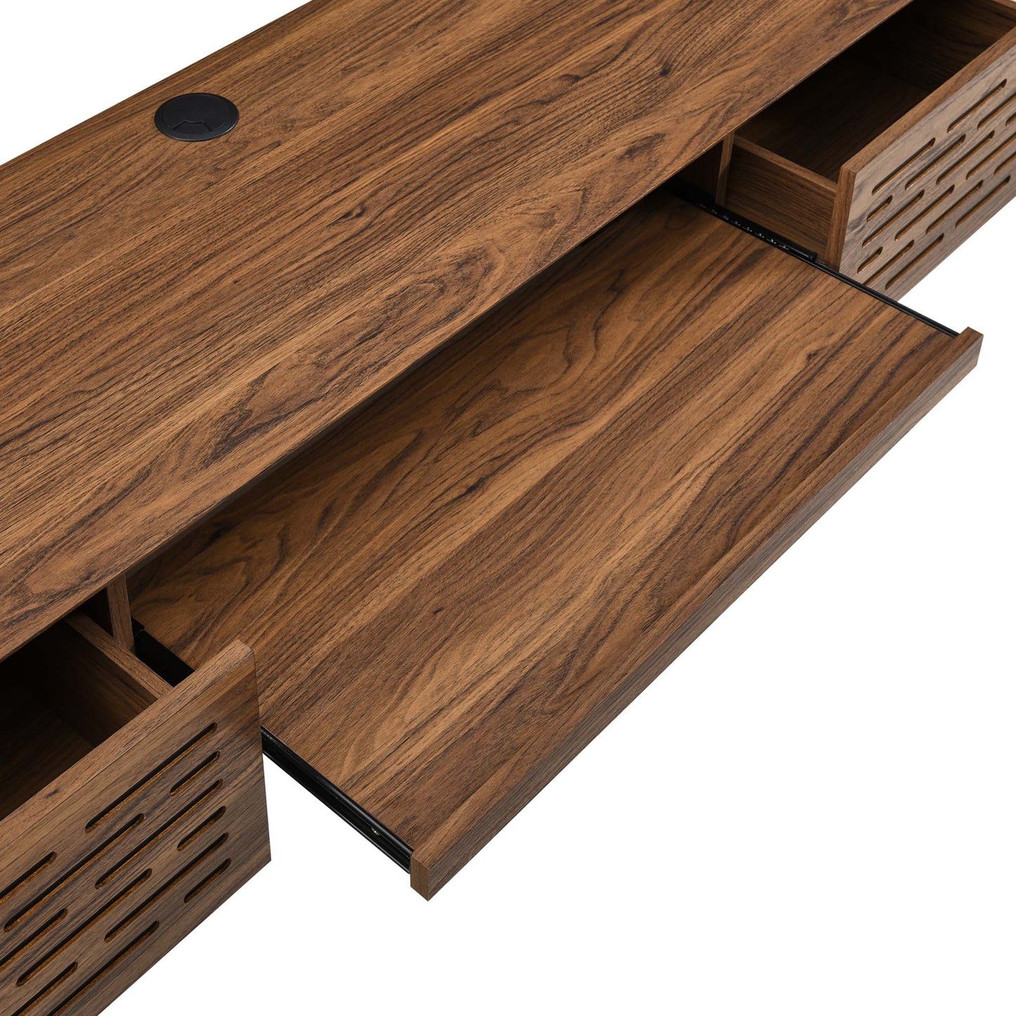 Merit 60" Wall Mount Wood Office Desk