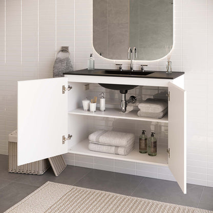 Bryn 36" Wall-Mount Bathroom Vanity