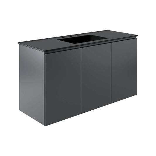 Bryn 48" Wall-Mount Bathroom Vanity