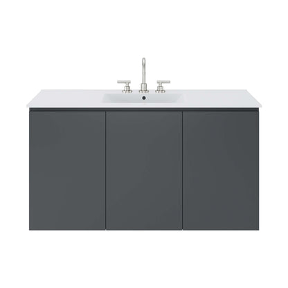 Bryn 48" Wall-Mount Bathroom Vanity