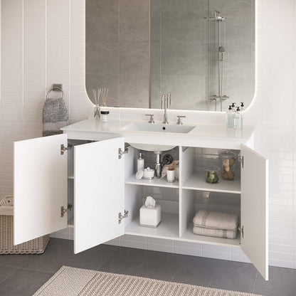 Bryn 48" Wall-Mount Bathroom Vanity