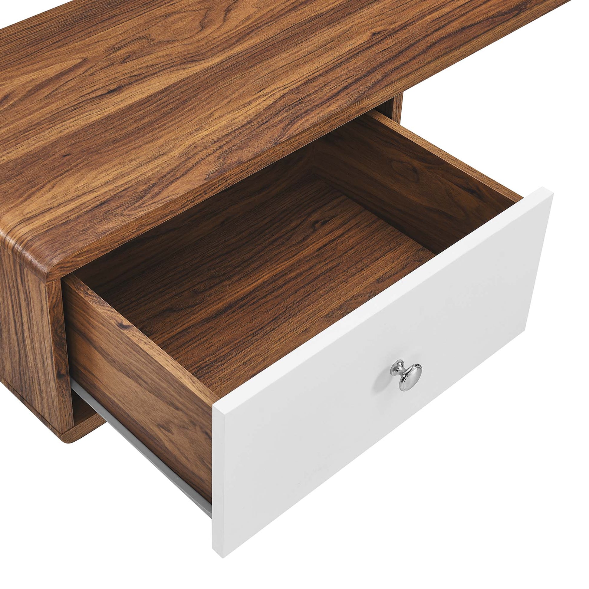 Transmit 55" Wall Mount Corner Wood Office Desk