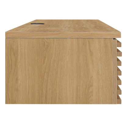 Render Wall Mount Wood Office Desk