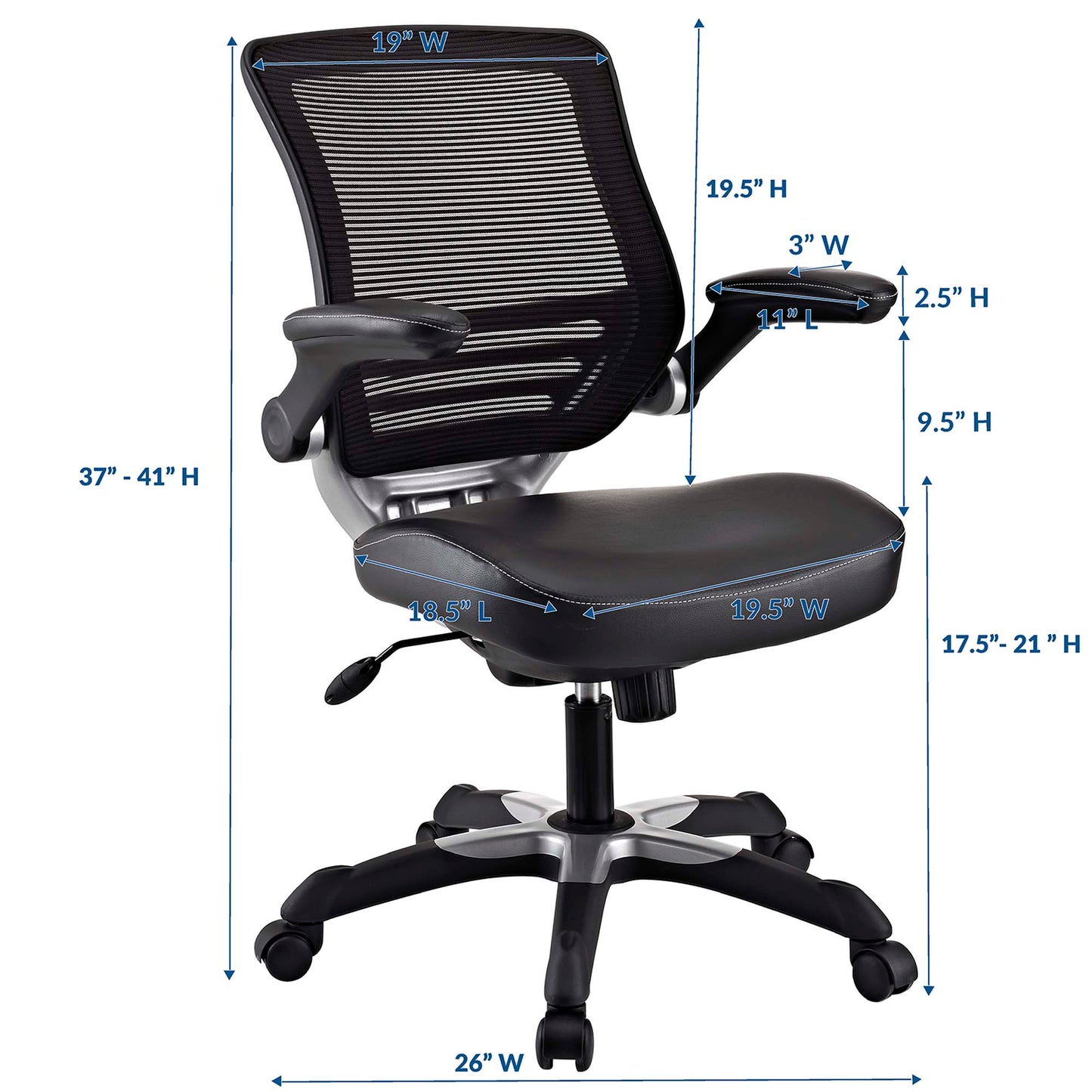 Edge Vinyl Office Chair