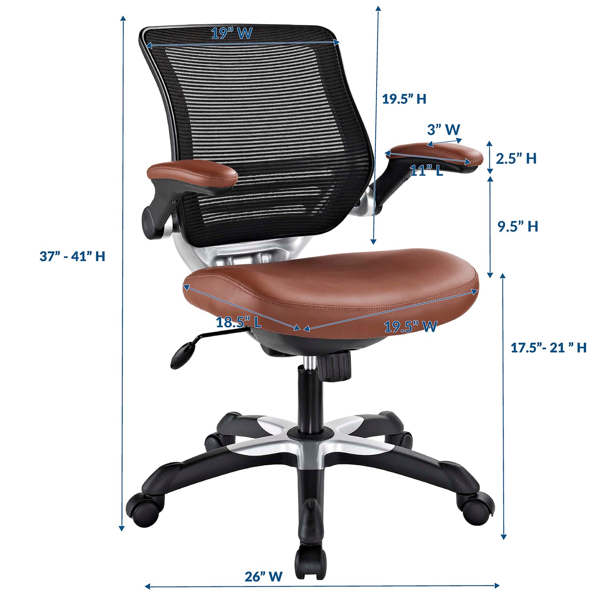 Edge Vinyl Office Chair