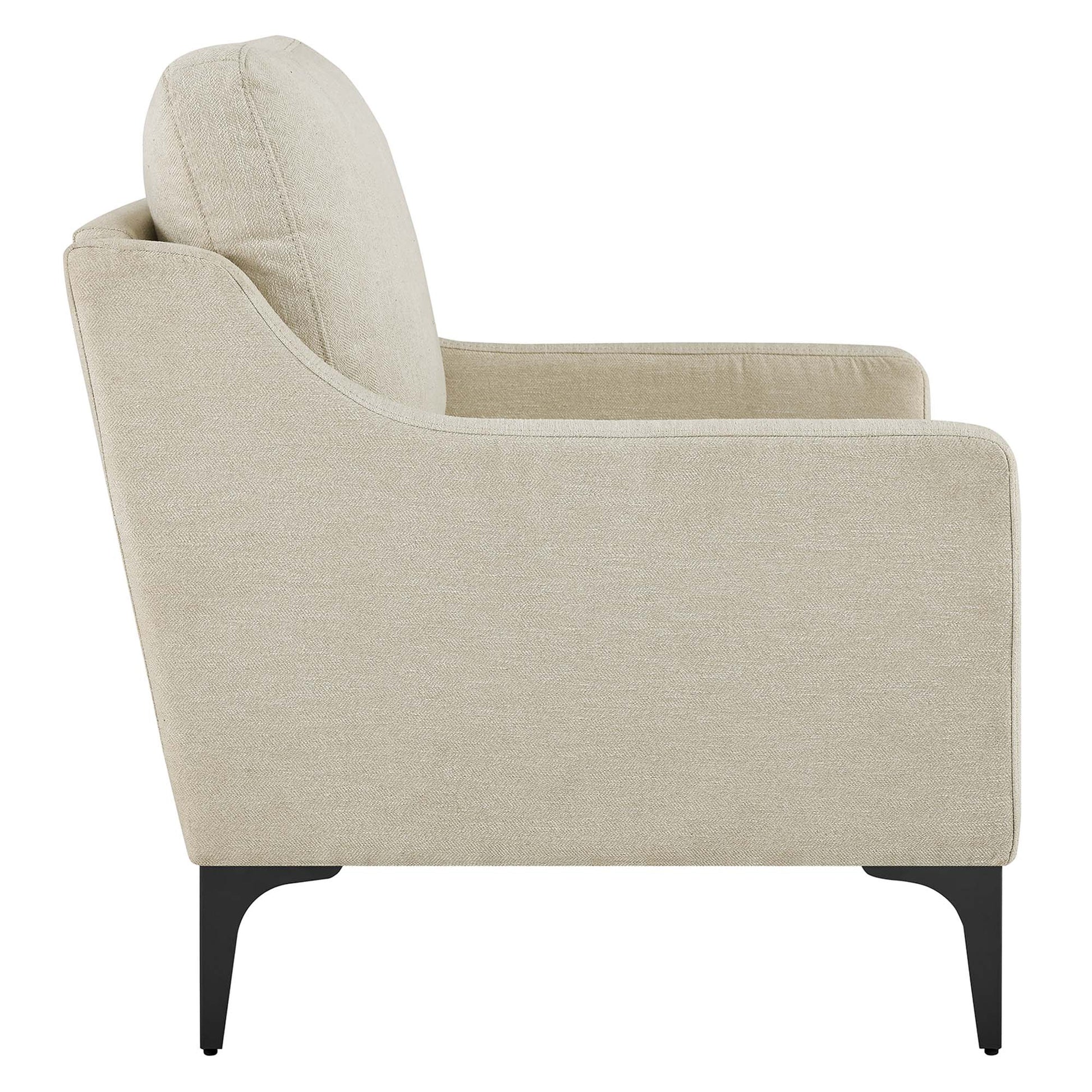 Corland Upholstered Fabric Armchair