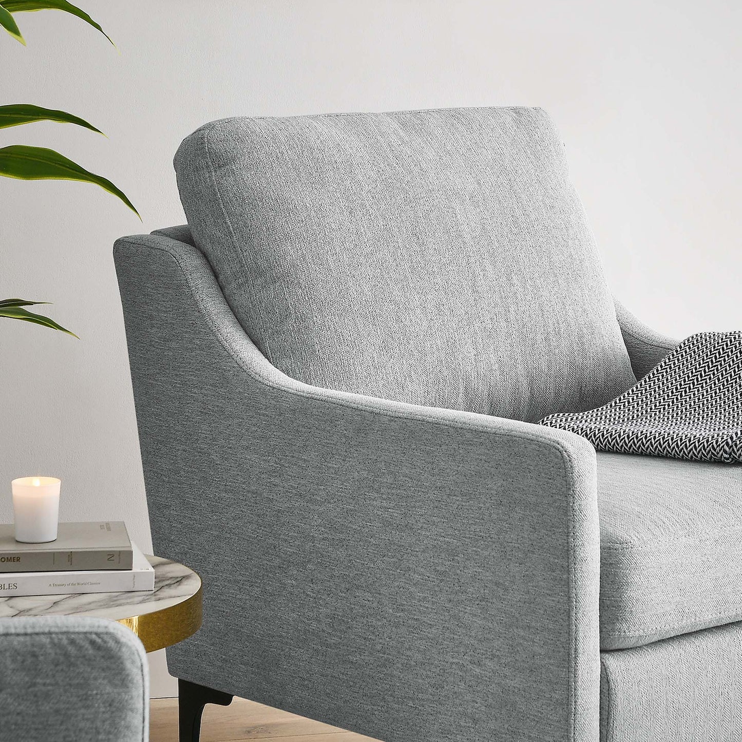 Corland Upholstered Fabric Armchair