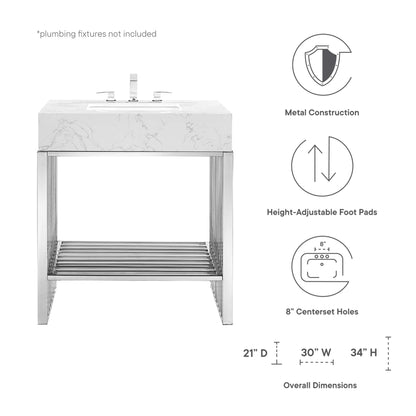 Gridiron 30" Bathroom Vanity