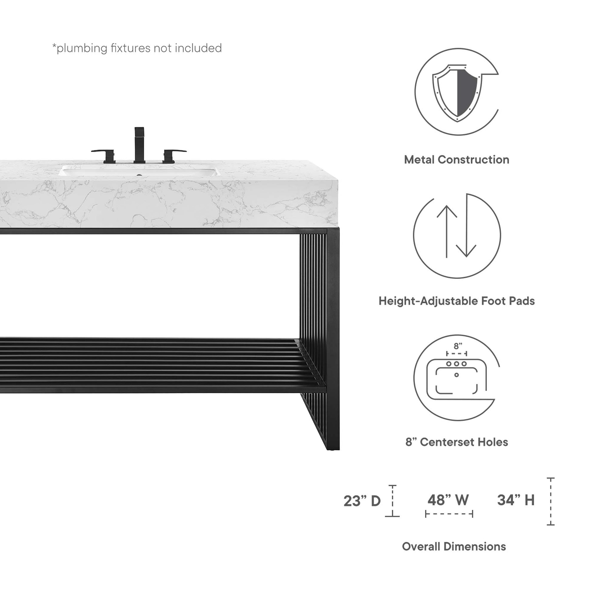 Gridiron 48" Bathroom Vanity