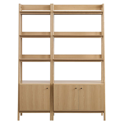 Bixby Wood Bookshelves - Set of 2