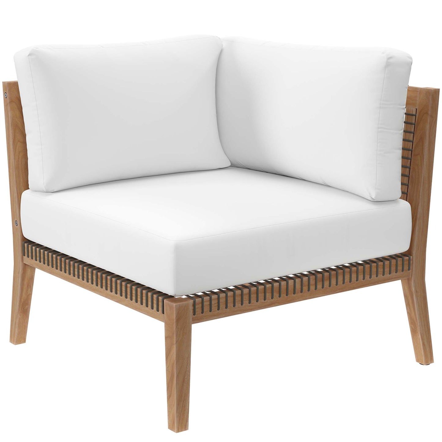 Clearwater Outdoor Patio Teak Wood Loveseat