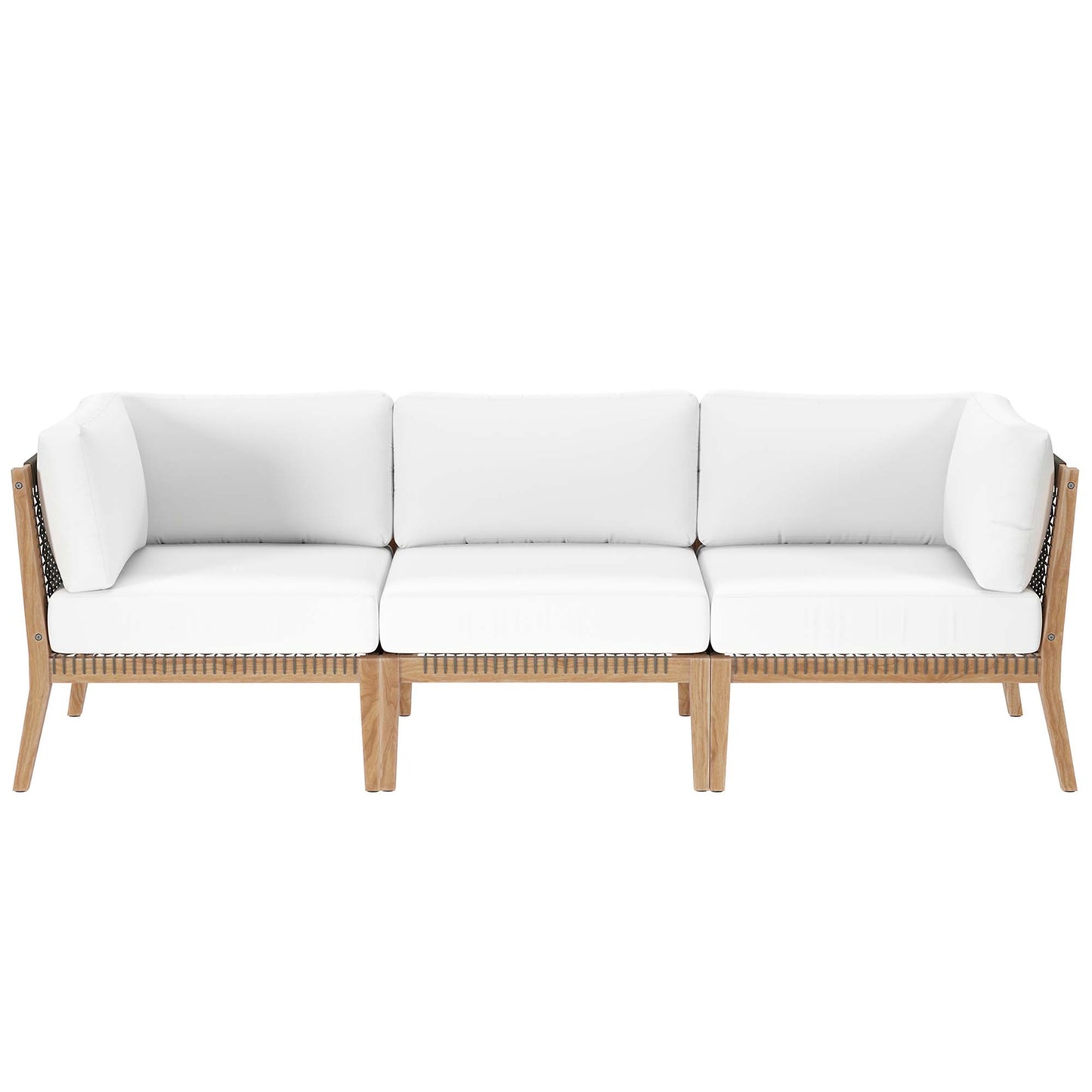 Clearwater Outdoor Patio Teak Wood Sofa