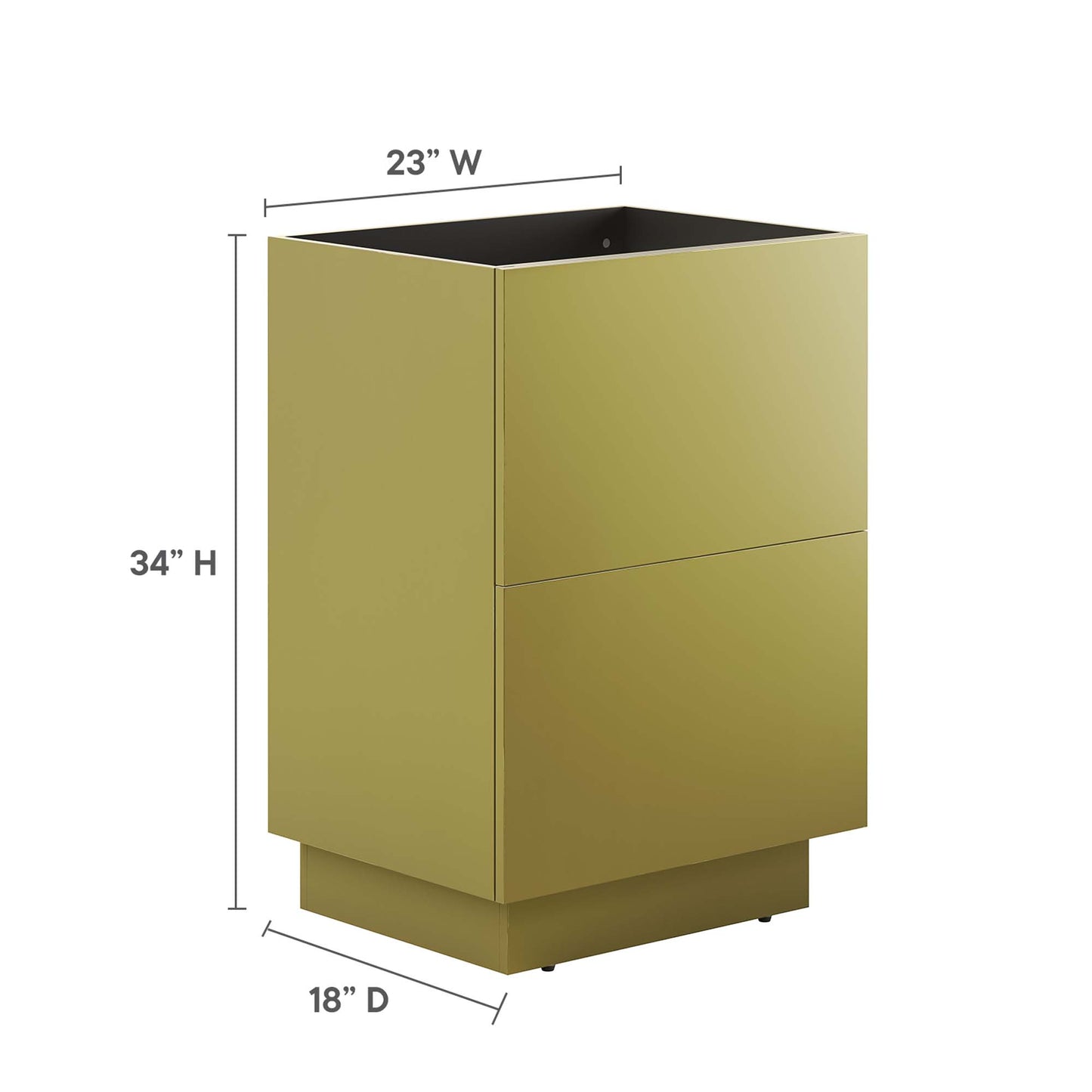 Quantum 32" 	Bathroom Vanity Cabinet (Sink Basin Not Included)