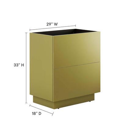 Quantum 30" Bathroom Vanity Cabinet (Sink Basin Not Included)