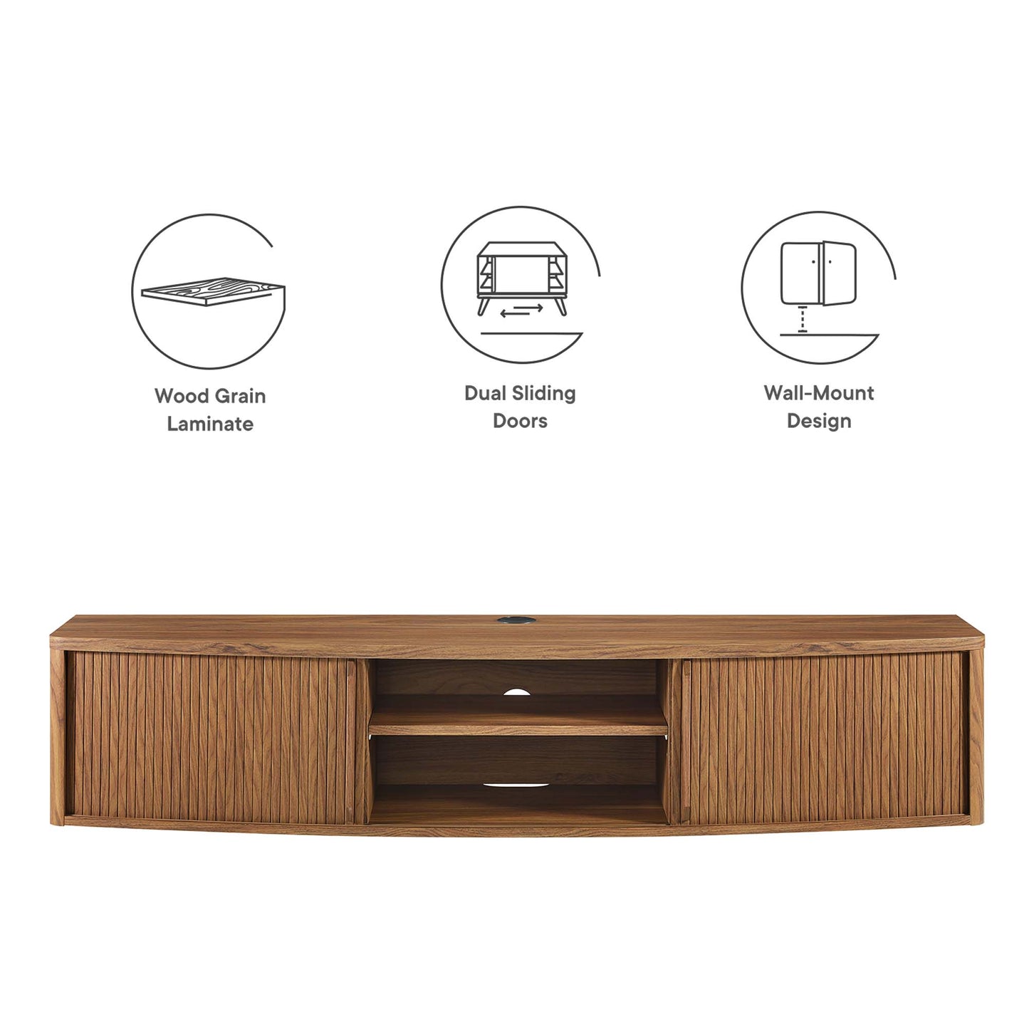 Resonance 60" Wall-Mount TV Stand