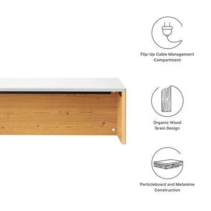 Kinetic 49" Wall-Mount Office Desk